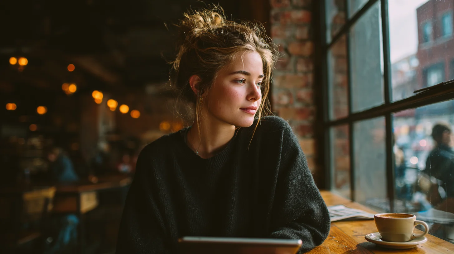 Person reading financial advice